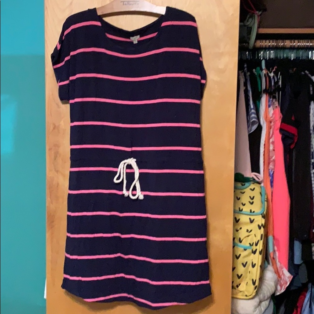JCrew Striped TeeShirt-Dress